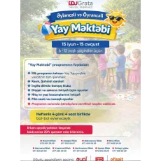 Yay məktəbinə qeydiyyat başladı!