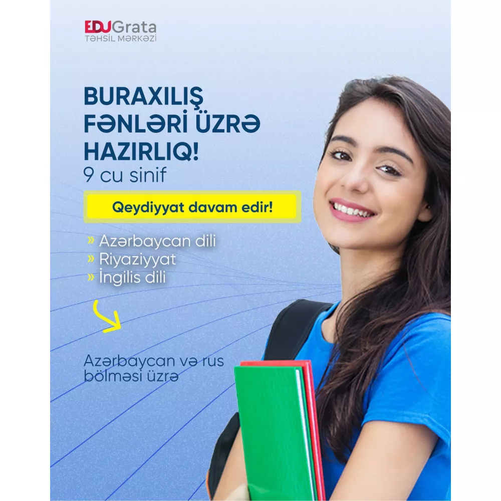 Buraxılış hazırlığı: Ana dili, Riyaziyyat və İngilsi dili